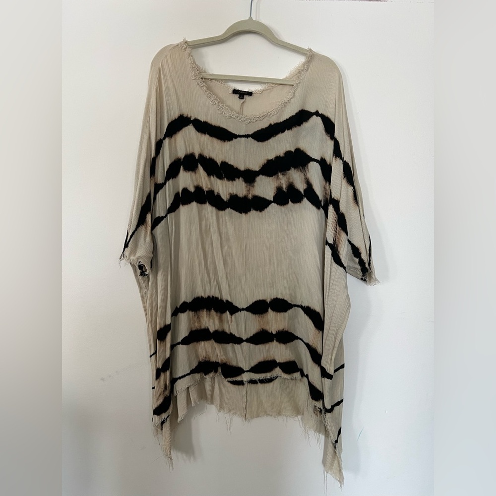 Tie dye gauzey tunic